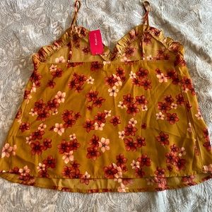 Floral tank top